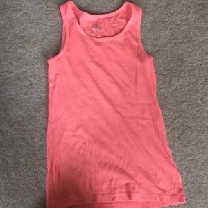 Neon orange/coral tank top